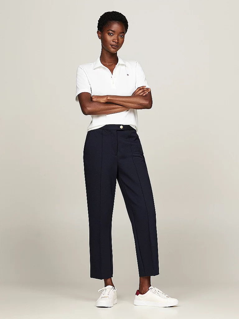 Tommy Hilfiger Polo à Manches Courtes 1985 Ecru XS Femme 5